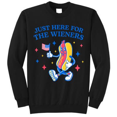 Im Just Here For The Wieners 4th Of July Shirts Tall Sweatshirt