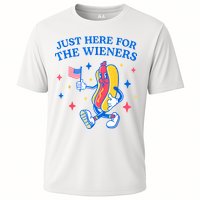 Im Just Here For The Wieners 4th Of July Shirts Cooling Performance Crew T-Shirt