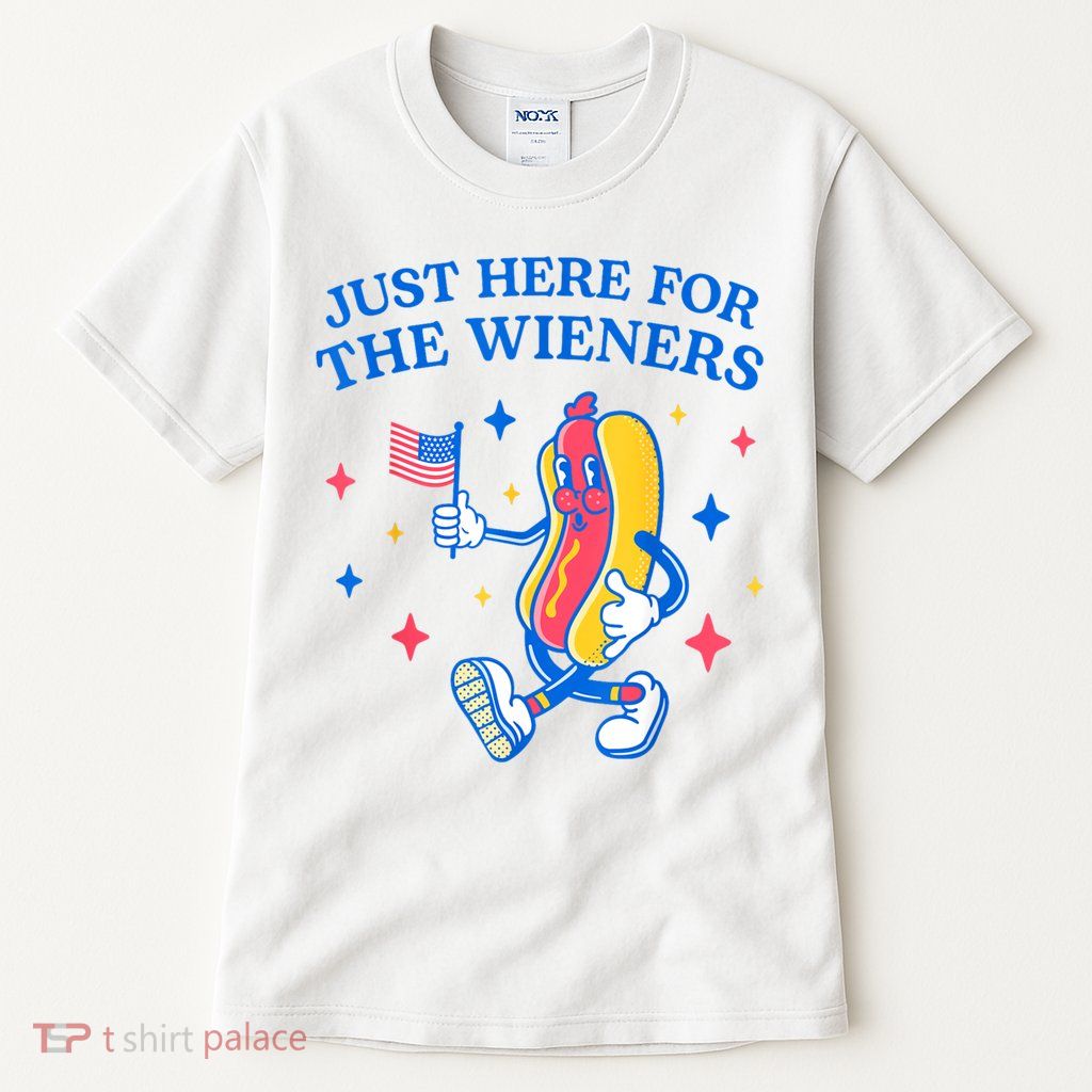 Im Just Here For The Wieners 4th Of July Shirts Tall T-Shirt