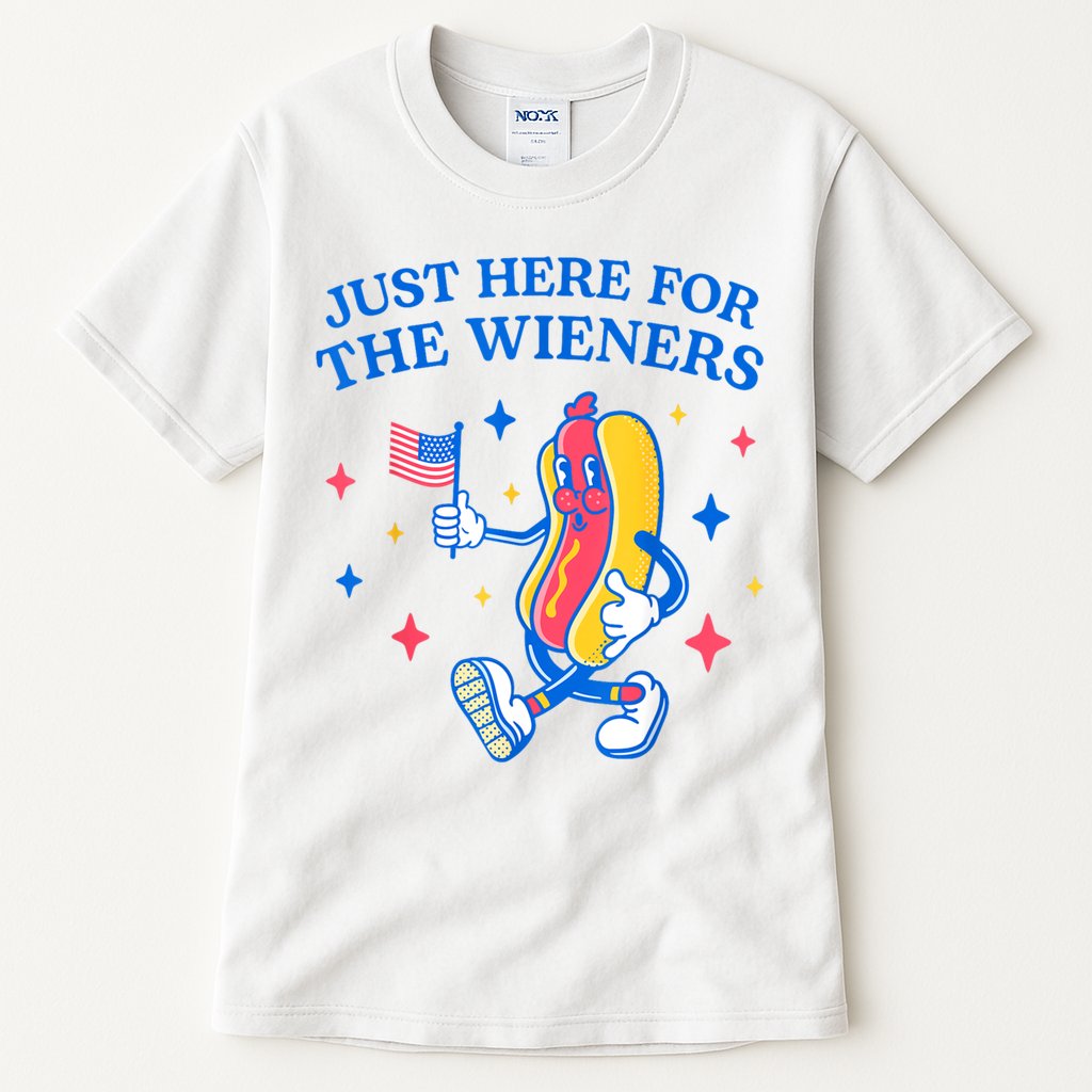 Im Just Here For The Wieners 4th Of July Shirts Tall T-Shirt