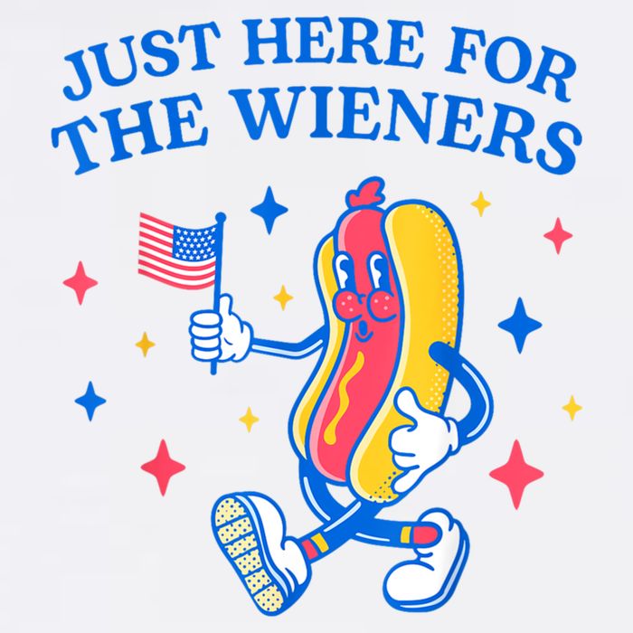 Im Just Here For The Wieners 4th Of July Shirts Button