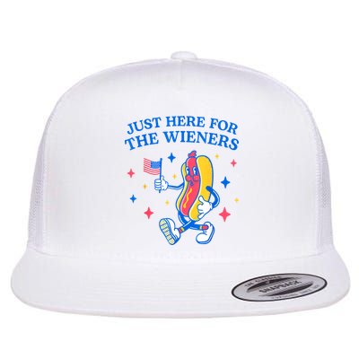 Im Just Here For The Wieners 4th Of July Shirts Flatbill Hat
