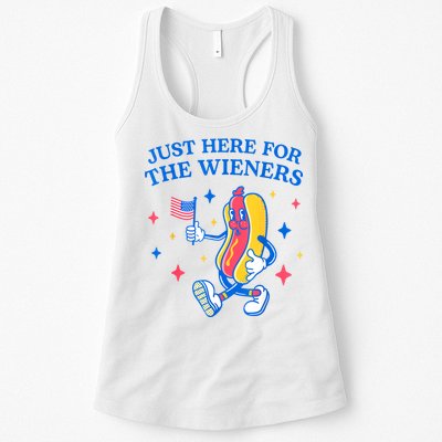 Im Just Here For The Wieners 4th Of July Shirts Womens Tank Top