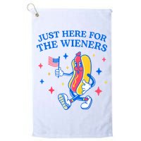Im Just Here For The Wieners 4th Of July Shirts Golf Towel