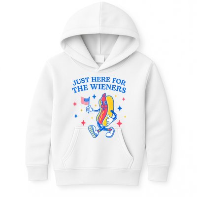Im Just Here For The Wieners 4th Of July Shirts Kids Hoodie