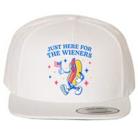 Im Just Here For The Wieners 4th Of July Shirts Wool Snapback Cap