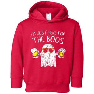 Im Just Here For The Boos Toddler Hoodie