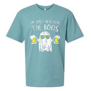 Im Just Here For The Boos Sueded Cloud Jersey T-Shirt