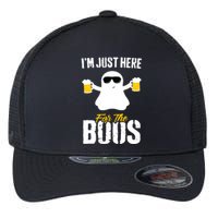 IM Just Here For The Boos Beer Funny Halloween Flexfit Unipanel Trucker Cap