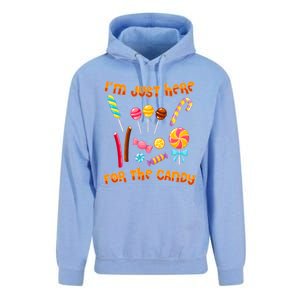 IM Just Here For The Candy Funny Halloween Costume Unisex Surf Hoodie