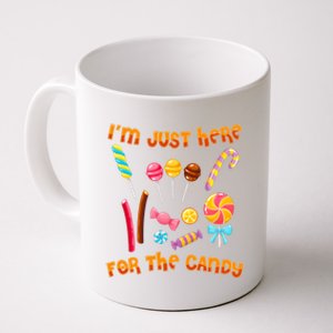 IM Just Here For The Candy Funny Halloween Costume Coffee Mug