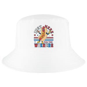 I'm Just Here for the Wieners 4th of July Hot Dog Funny Cool Comfort Performance Bucket Hat