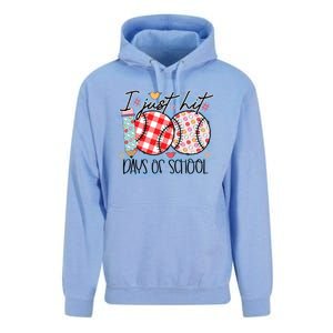 I Just Hit 100 Days Of School Baseball 100th Day Meaningful Gift Unisex Surf Hoodie