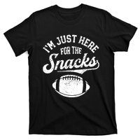 IM Just Here For The Snacks Funny Fantasy Football League T-Shirt