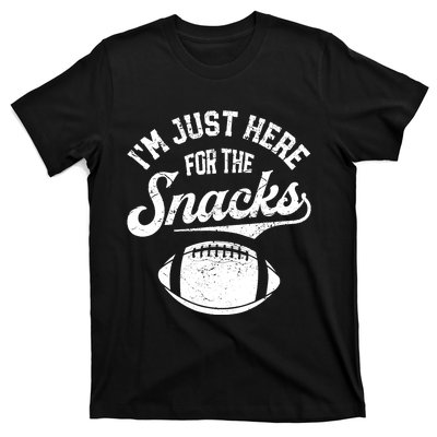 IM Just Here For The Snacks Funny Fantasy Football League T-Shirt