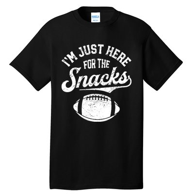 IM Just Here For The Snacks Funny Fantasy Football League Tall T-Shirt