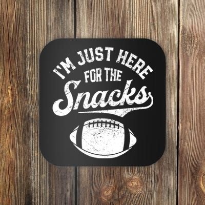 IM Just Here For The Snacks Funny Fantasy Football League Coaster