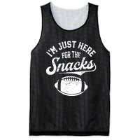 IM Just Here For The Snacks Funny Fantasy Football League Mesh Reversible Basketball Jersey Tank