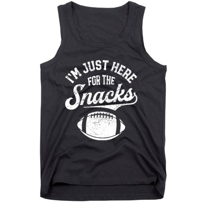 IM Just Here For The Snacks Funny Fantasy Football League Tank Top