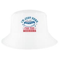 I'm Just Here For The Wieners 4th Of July Cool Comfort Performance Bucket Hat