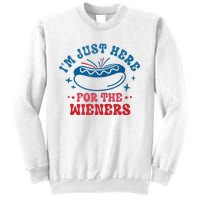 I'm Just Here For The Wieners 4th Of July Sweatshirt