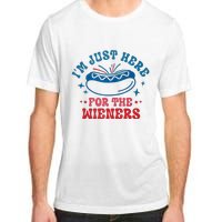 I'm Just Here For The Wieners 4th Of July Adult ChromaSoft Performance T-Shirt