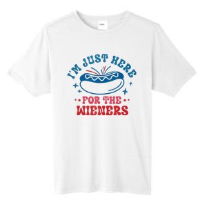 I'm Just Here For The Wieners 4th Of July Tall Fusion ChromaSoft Performance T-Shirt