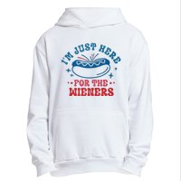 I'm Just Here For The Wieners 4th Of July Urban Pullover Hoodie