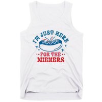 I'm Just Here For The Wieners 4th Of July Tank Top