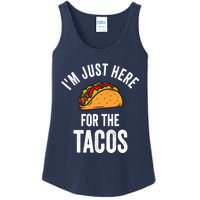 IM Just Here For The Tacos Funny Mexican Party Ladies Essential Tank