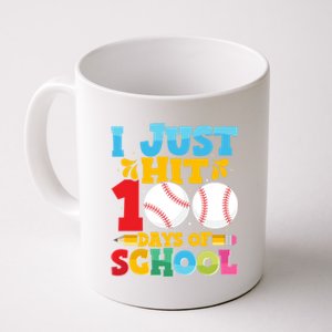 I Just Hit 100 Days Of School Baseball 100th Day Cute Gift Coffee Mug