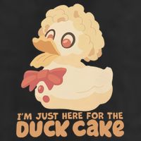 I Just Here For The Duck Cake Snack Cool Comfort Performance Bucket Hat