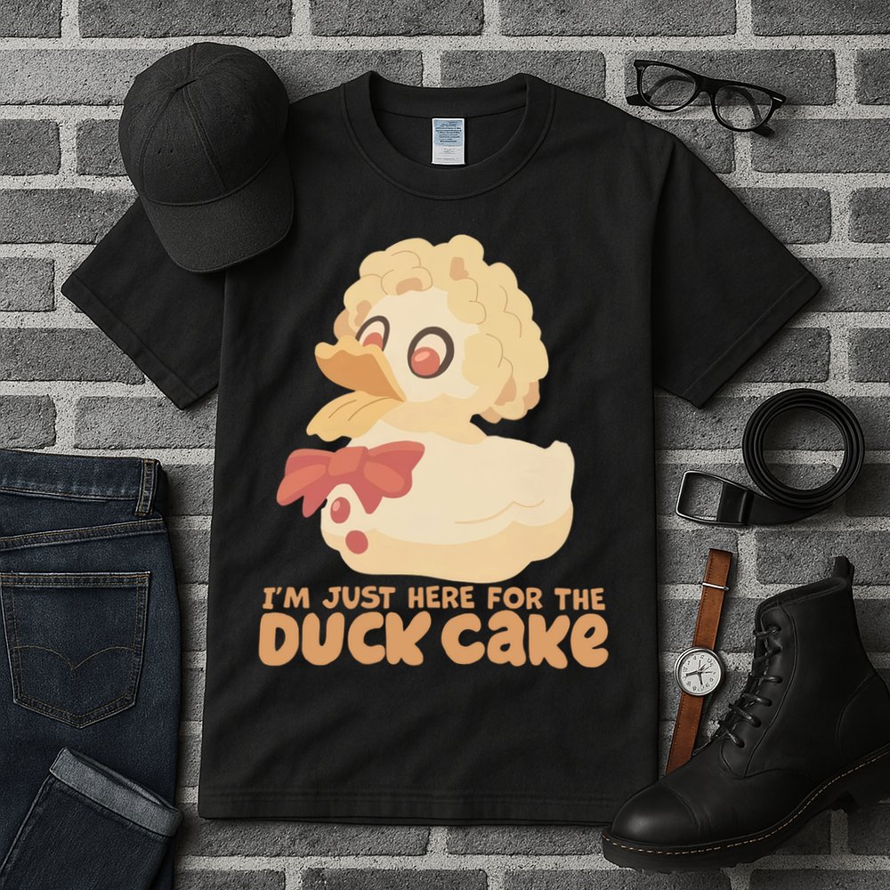 I Just Here For The Duck Cake Snack Tall T-Shirt