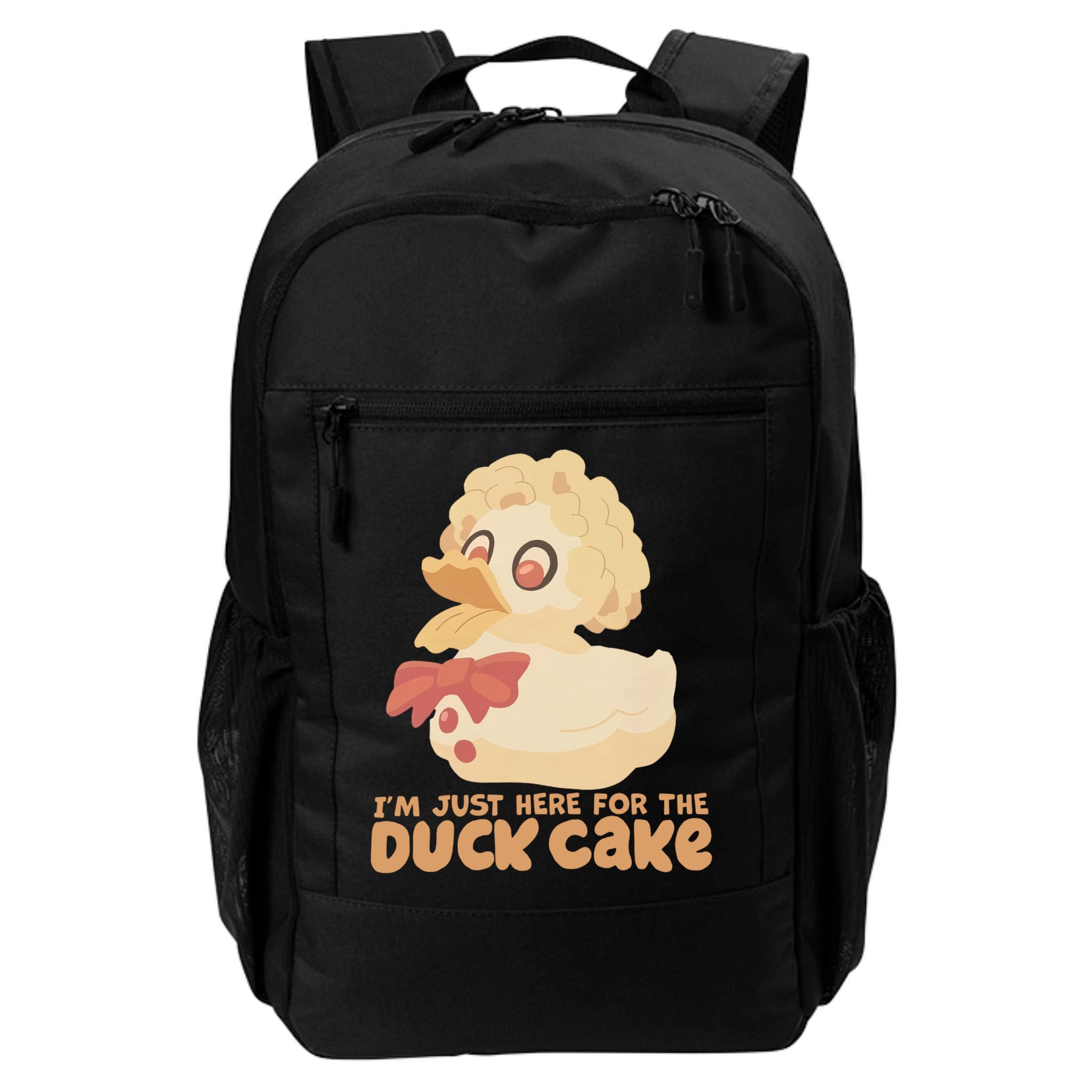 I Just Here For The Duck Cake Snack Backpack