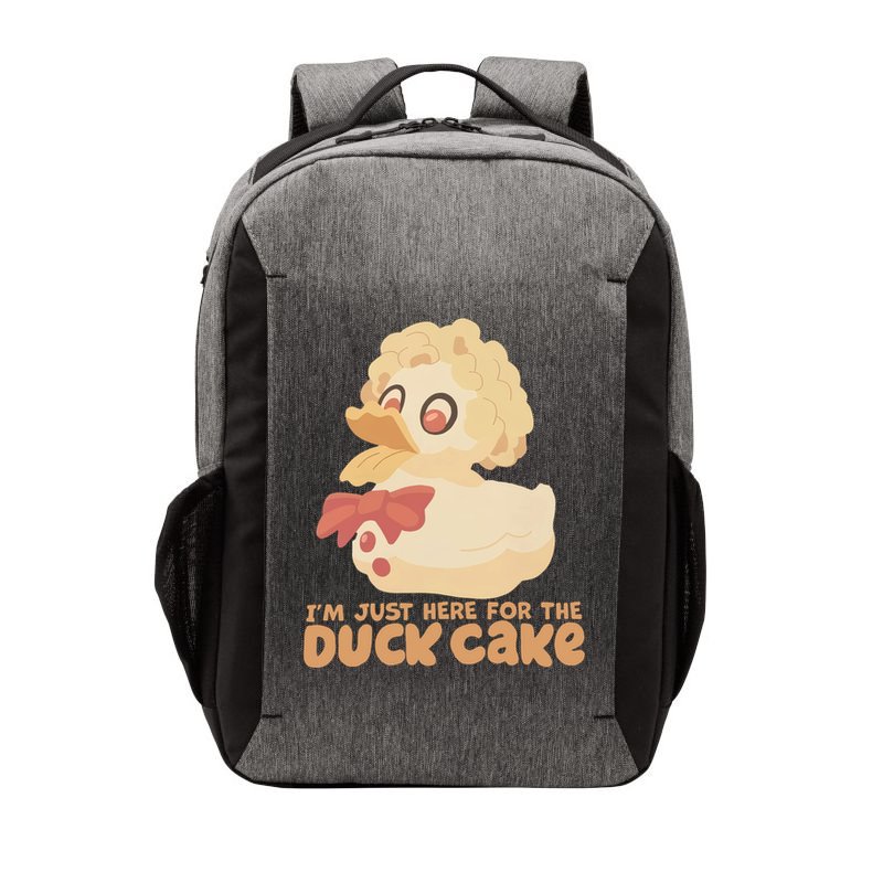 I Just Here For The Duck Cake Snack Vector Backpack