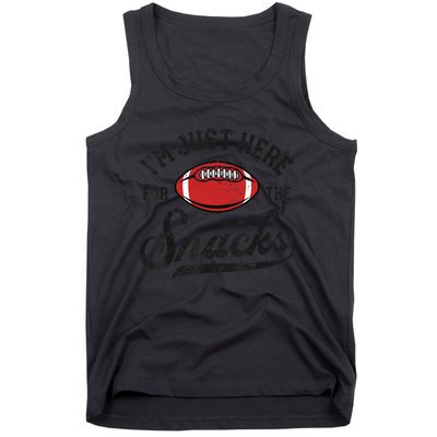 IM Just Here For The Snacks Funny Fantasy Football League Tank Top