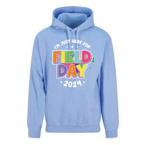 IM Just Here For Field Day 2024 For Teacher Field Day Great Gift Unisex Surf Hoodie