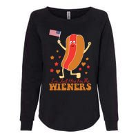 Im Just Here For The Wieners 4th Of July Shirts Womens California Wash Sweatshirt