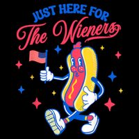 IM Just Here For The Wieners 4th Of July Hot Dog Cute Gift Impact Tech Backpack