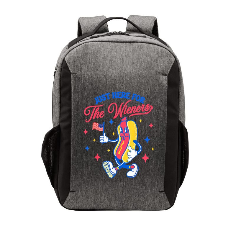 IM Just Here For The Wieners 4th Of July Hot Dog Cute Gift Vector Backpack