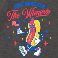 IM Just Here For The Wieners 4th Of July Hot Dog Cute Gift Vector Backpack