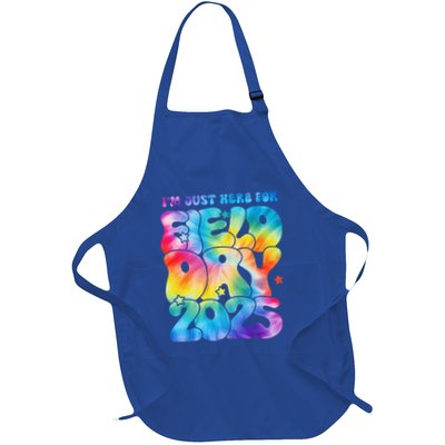 IM Just Here For Field Day 2025 Teacher Tie Dye Groovy Gift Apron