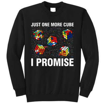 I'm Just Here To Solve Cubes Funny Math Lover Speed Cubing Sweatshirt