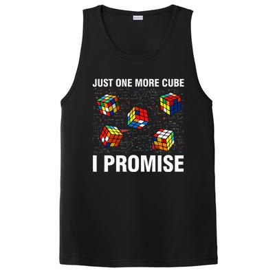 I'm Just Here To Solve Cubes Funny Math Lover Speed Cubing PosiCharge Competitor Tank