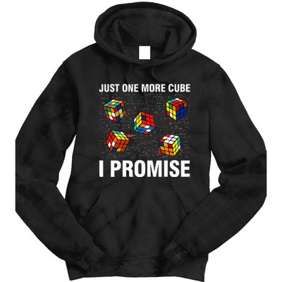 I'm Just Here To Solve Cubes Funny Math Lover Speed Cubing Tie Dye Hoodie