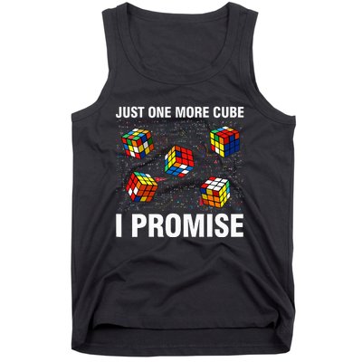 I'm Just Here To Solve Cubes Funny Math Lover Speed Cubing Tank Top