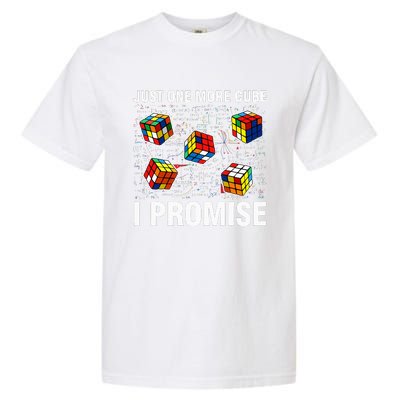 I'm Just Here To Solve Cubes Funny Math Lover Speed Cubing Garment-Dyed Heavyweight T-Shirt