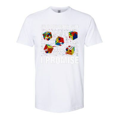 I'm Just Here To Solve Cubes Funny Math Lover Speed Cubing Softstyle CVC T-Shirt