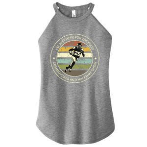 IM Just Here For The Food Commercials And Halftime Show Women’s Perfect Tri Rocker Tank