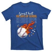 I Just Hit 100 Days Of School Baseball 100th Day Of School Cute Gift T-Shirt